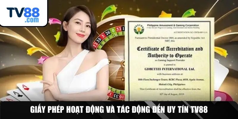 Uy tín TV88 được giấy phép khẳng định